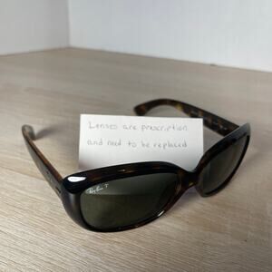 Ray-Ban JACKIE OHH RB4101 710 Cat Eye Tortoise Italy FRAMES ONLY 58-17-135